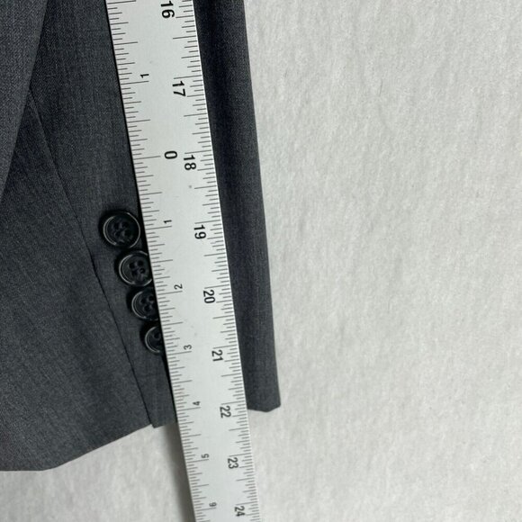 Joseph Abboud Blazer Jacket Mens 36S Gray Notched Lapel Fully Lined Suit Coat - Picture 5 of 10